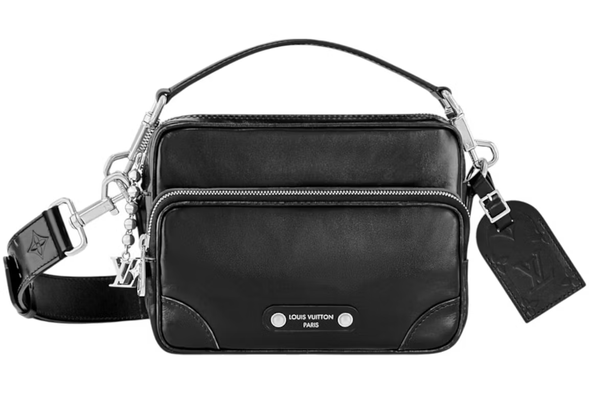 Louis Vuitton Nil City Bag Calfskin Crossbody Black