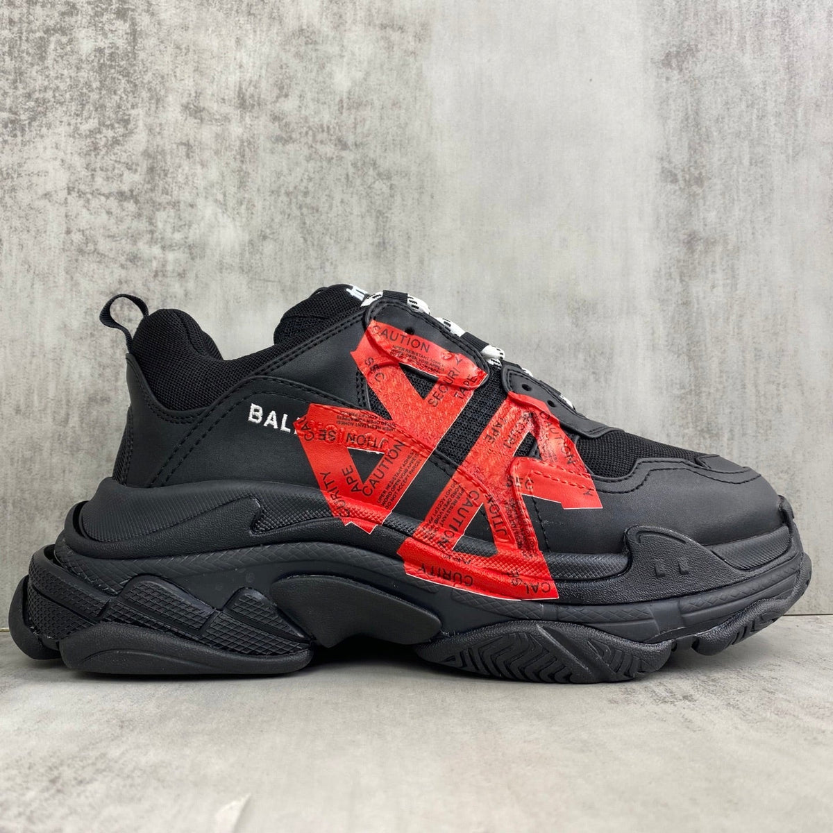 Balenciaga Triple S Retro Sneakers Black/Red