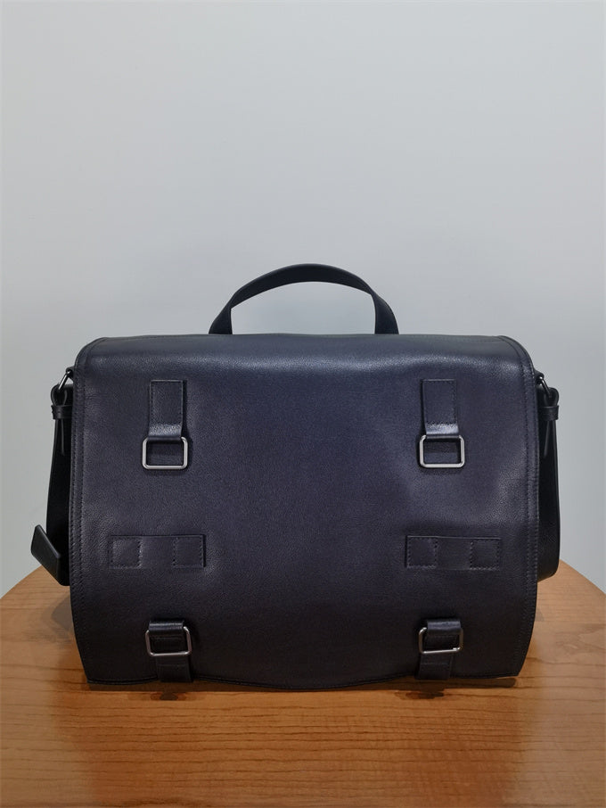 Prada leather messenger bag