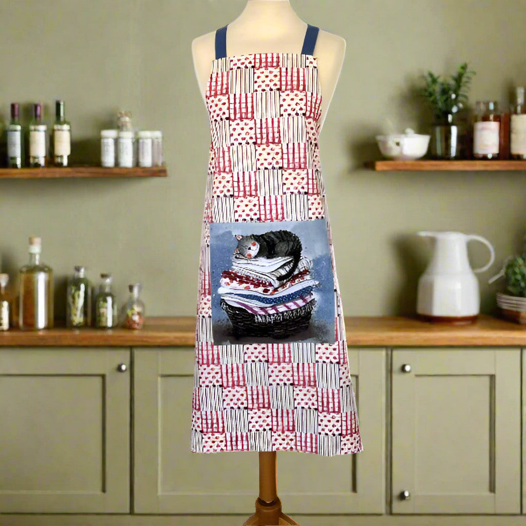 Laundry Cat Apron