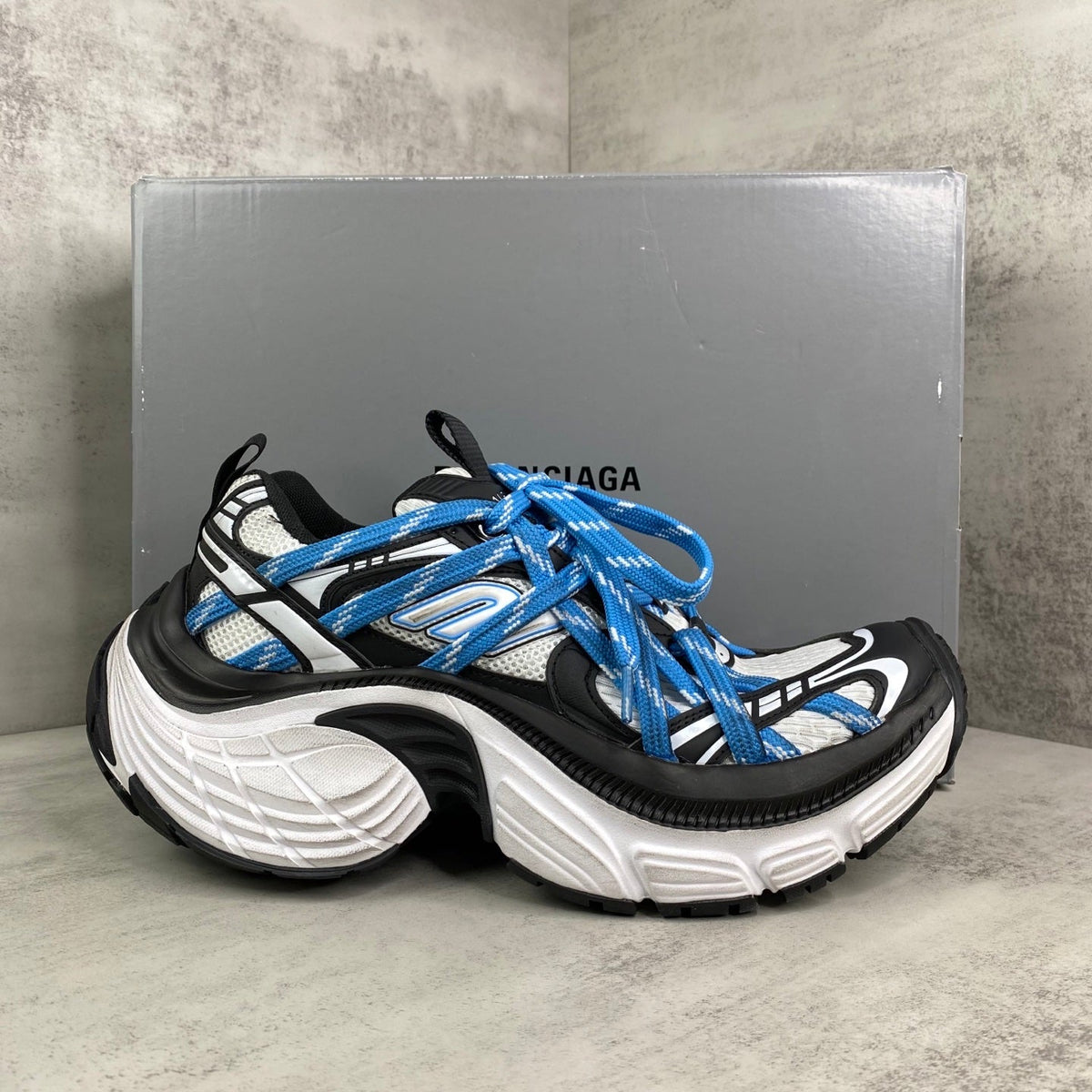 Balenciaga 10XL Sneakers Black/Blue